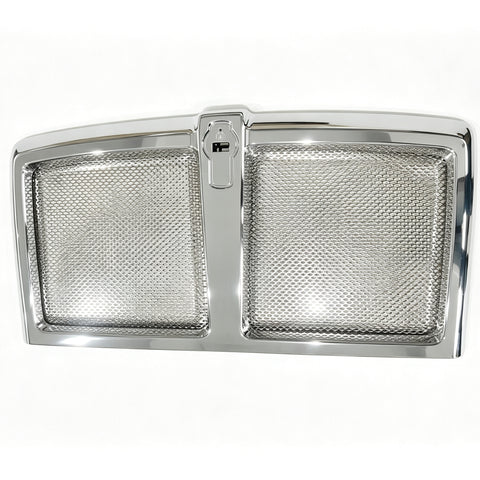 GA-KW-070 Front Grille With Bug Screen Chrome Mesh For Kenworth T180 T280 T380 T480 2021 2022 2023 2024 2025