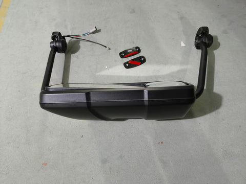 GA-MK-044B-L Black Door Mirror Assemblies W/Arms Left Side For Mack Anthem 2017+