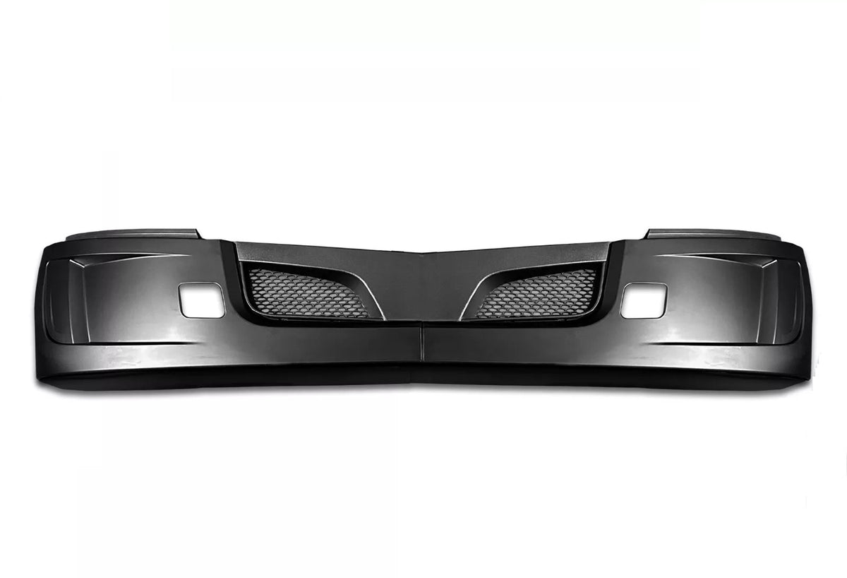 GA-PE-041A Complete Front Bumper Outer Paint w/o Fog Lamp Hole (9 Pcs) Peterbilt 579 2022+