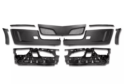 GA-PE-041A Complete Front Bumper Outer Paint w/o Fog Lamp Hole (9 Pcs) Peterbilt 579 2022+