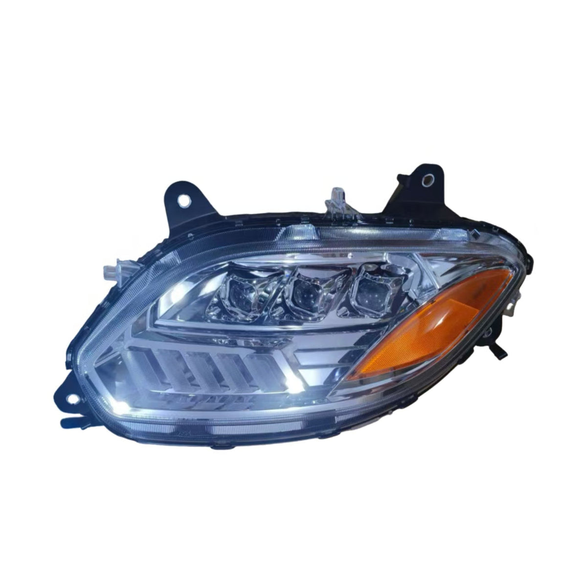 GA-IN-074C-L Silver projector LED Headlights LH For International LT625 2018 2019 2020 2021 2022 2023 2024