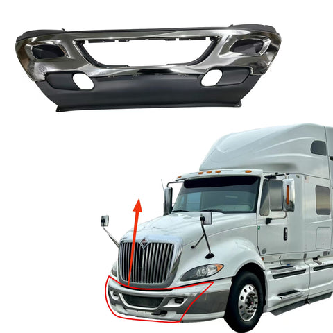 GA-IN-031 Front Bumper with stripe For International Prostar 2012 2013 2014 2015 2016 2017 2018