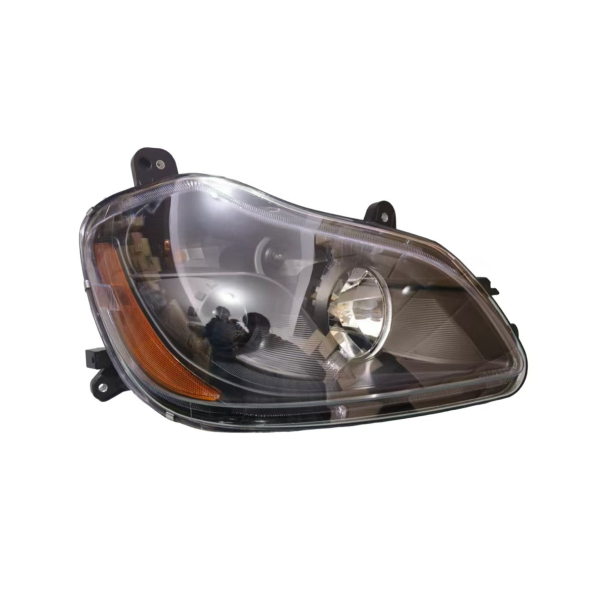GA-KW-020B-R*Right Passenger Side Halogen Head Lamp BLACK For Kenworth T680 2013 2014 2015 2016 2017 2018 2019 2020 2021