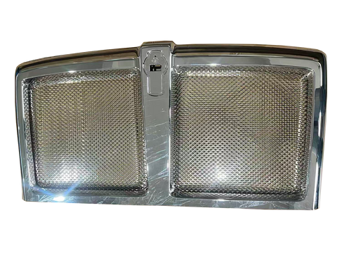 GA-KW-070 Front Grille With Bug Screen Chrome Mesh For Kenworth T180 T280 T380 T480 2021 2022 2023 2024 2025