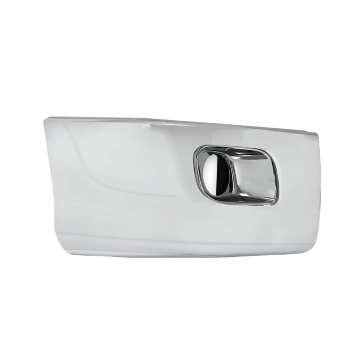 GA-PE-008D-R Chrome Corner Bumper With Fog Light Hole Right Side For Peterbilt 579 2013-2022