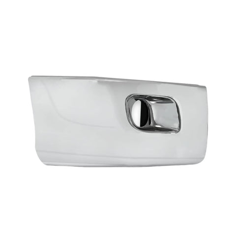 GA-PE-008D-R Chrome Corner Bumper With Fog Light Hole Right Side For Peterbilt 579 2013-2022