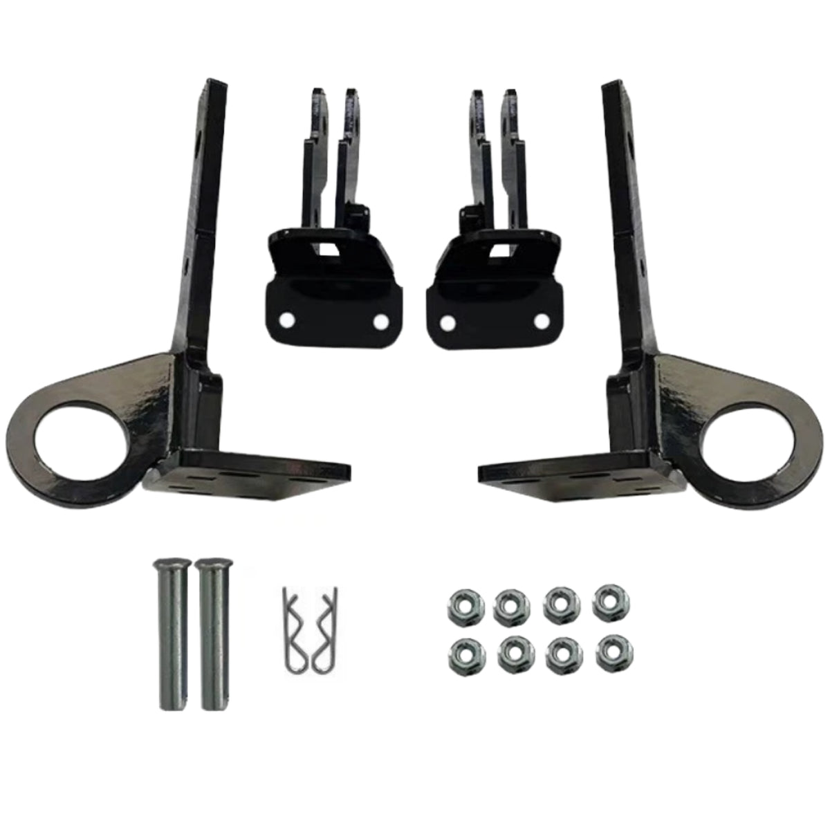 GA-BKKW-1B Black Deer Guard Bracket For Kenworth T680 Next Gen 2012 2013 2014 2015 2016 2017 2018 2019 2020 2021