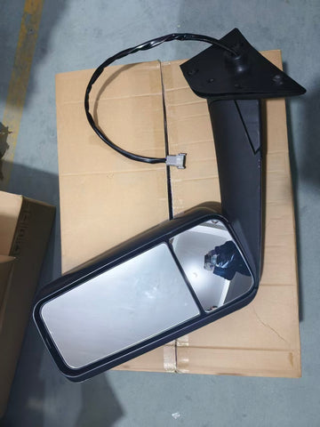 GA-FR-099AL Door Mirror Chrome LH Driver Side For Freightliner Cascadia 2018 2019 2020 2021 2022 2023 2024