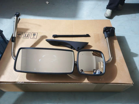 GA-IN-024C-L Chrome Door Mirror LH For International 4300 4200 2002 2003 2004 2005 2006 2007 2008 2009 2010 2011 2012 2013 2014 2015 2016 2017 2018