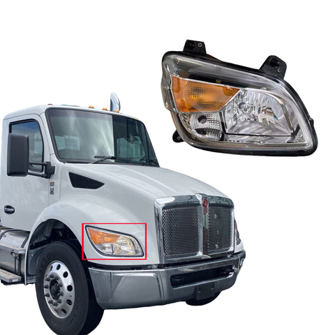 GA-KW-071A-R Halogen Headlamp Right Side For Kenworth T480 P54-6150-100