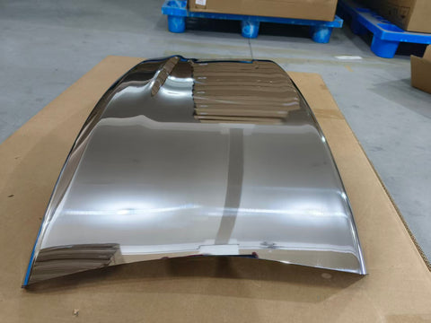 GA-KW-079-2C-R Corner Bumper Without Foglamp Hole Right Side For Kenworth T680 Next GEN 2022+
