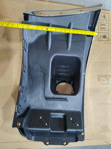 GA-PE-008D-R Chrome Corner Bumper With Fog Light Hole Right Side For Peterbilt 579 2013-2022