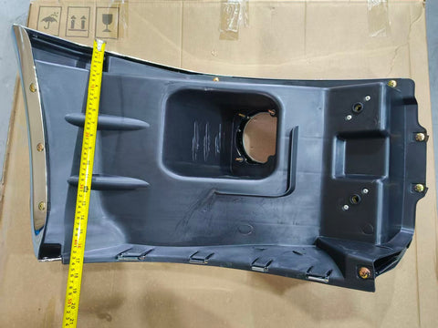 GA-PE-008D-L Chrome Corner Bumper With Fog Light Hole Left Side For Peterbilt 579 2013-2022