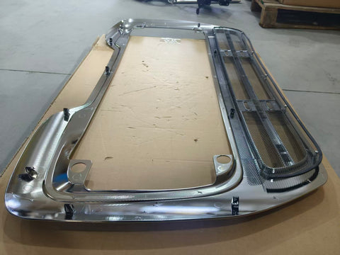 GA-FR-167A Grille Surround Chrome with Bug Screen For Freightliner M2