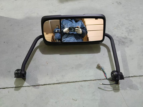 GA-MK-044A-L Chrome Door Mirror Assemblies W/ Arms Left Driver Side for Mack Anthem 2017 2018 2019 2020 2021 2022 2023 2024