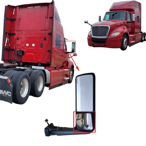 GA-IN-068-3-R Small Mirror Right Side For International LT625 2018 2019 2020 2021 2022 2023 2024