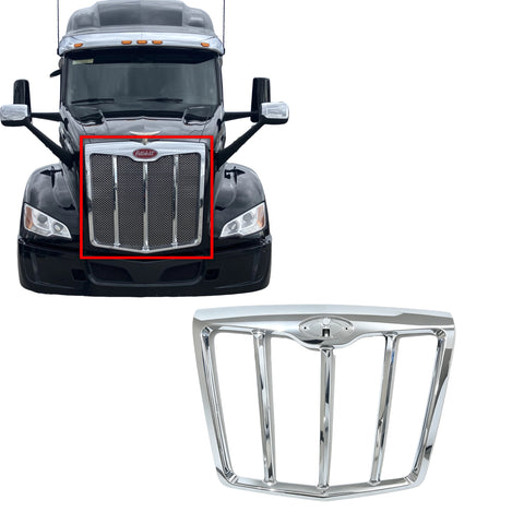 GA-PE-034-W/O Peterbilt 579 2023 2024 2025 Front Grille without Bug Screen