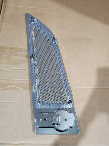 GA-KW-030-R Hood Side Air Intake Vent Grille Chrome Right Side for Kenworth T680 2013 2014 2015 2016 2017 2018 2019 2020 2021