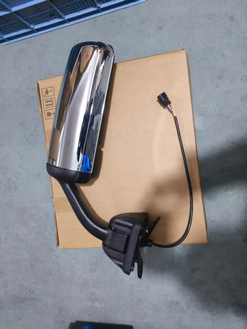GA-FR-060B-R Chrome Door Mirror W/Heated Passenger Side R For Freightliner Cascadia 2008 2009 2010 2011 2012 2013 2014 2015 2016 2017