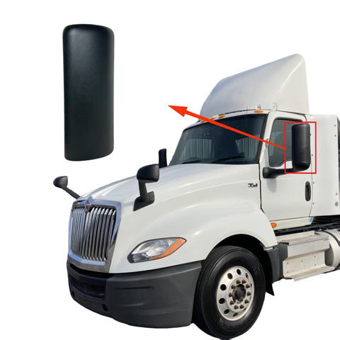 GA-IN-068-1B-L Door Mirror Cover Black Left Side For International LT625 2018 2019 2020 2021 2022 2023 2024 2025 2026