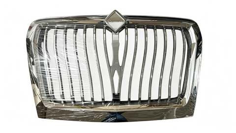 GA-IN-075A Chrome Grille With Bug Screen For International LT625 2018 2019 2020 2021 2022 2023 2024