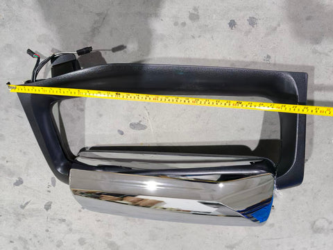GA-V-129A Complete-L Door Mirror Complete With Bracket Chrome Cover Left Side For Volvo VNL 2018-2024