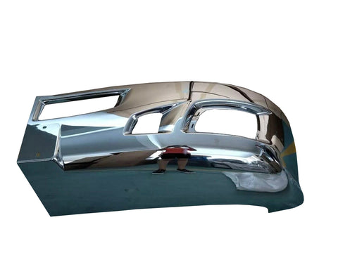 GA-KW-013BL Chrome Bumper With Braket Fog&bezels Extension Corners LH For Kenworth T660