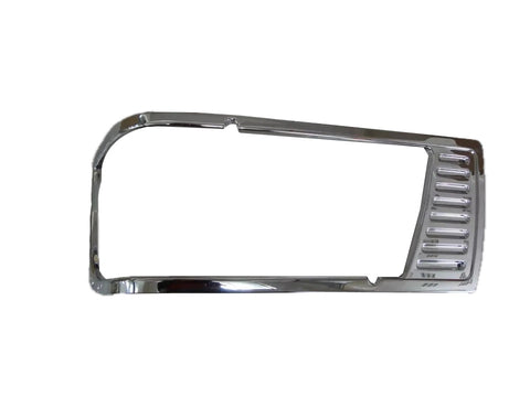 GA-PE-002-1L Peterbilt 377 Headlamp Bezel Chrome Driver Left Side