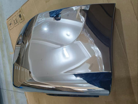 GA-PE-008D-L Chrome Corner Bumper With Fog Light Hole Left Side For Peterbilt 579 2013-2022