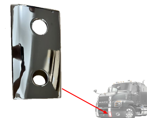 GA-MK-047-1A-L Bumper Trim Moulding Left Driver Side For Mack Anthem 2017 2018 2019 2020 2021 2022 2023 2024