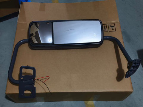 GA-FR-040D-L* Door Mirror Chrome With Bracket LH For Freightliner Century/Columbia 2004 2005 2006 2007 2008 2009 2010 2011 2012 2013 2014 2015 2016 2017 2018