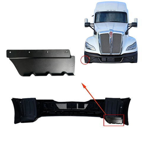 GA-T6801403-001R Inner Bumper Mudguard-Lower area RH for Kenworth T680 Next Gen 2022 2023 2024 2025 2026 GA-KW-044-8-R-YJ