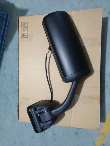 GA-FR-060A L Door Mirror Black W/Heated Left Driver Side For Freightliner Cascadia 2008 2009 2010 2011 2012 2013 2014 2015 2016 2017