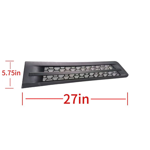 GA-FR-103B-L Black Side Grille Lh For Freightliner Cascadia 2018 2019 2020 2021 2022 2023 2024