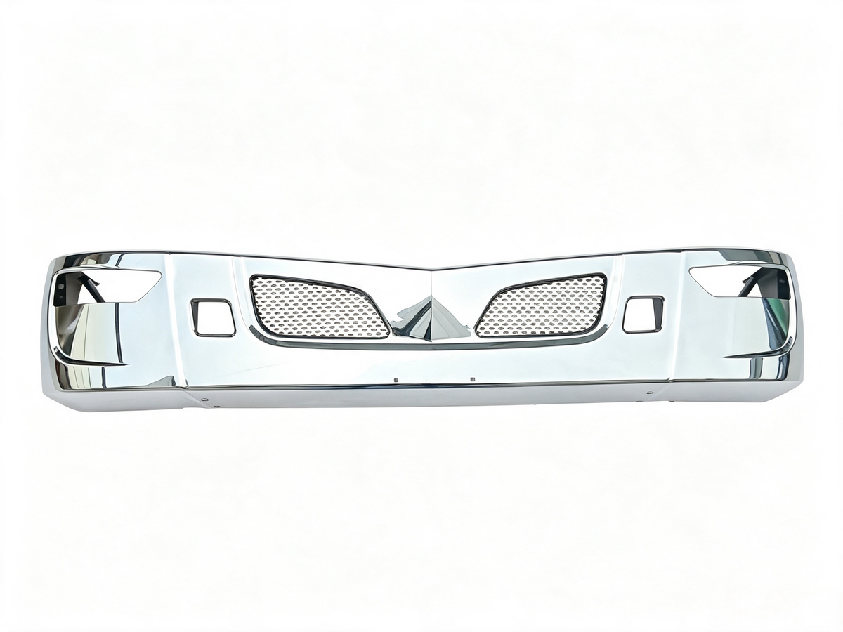 GA-PE-047A Steel Bumper ASSY with Fog Lamp Hole with Bracket For Peterbilt 579 2023 2024 2025 2026