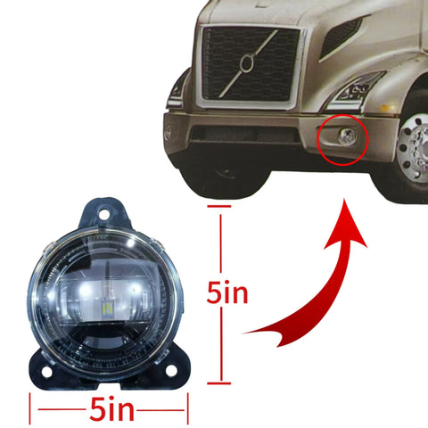 GA-V-145 Foglamp Left or Right Side For Volvo VNR 2018+ 82760716