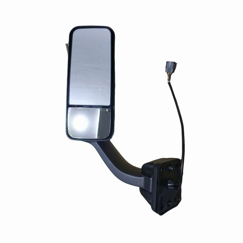 GA-FR-060A L Door Mirror Black W/Heated Left Driver Side For Freightliner Cascadia 2008 2009 2010 2011 2012 2013 2014 2015 2016 2017