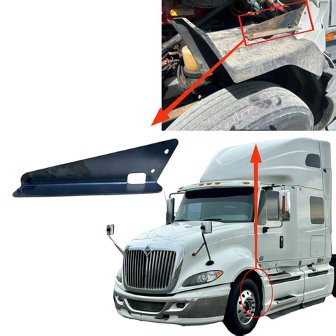 GA-IN-036-3-L Splash Guard Mud Flap Inner Bracket LH For International Prostar