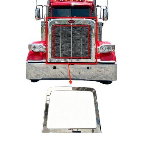 GA-PE-045-1 Iron Electroplating Grille Hood Crown L29-6081 For Peterbilt 389