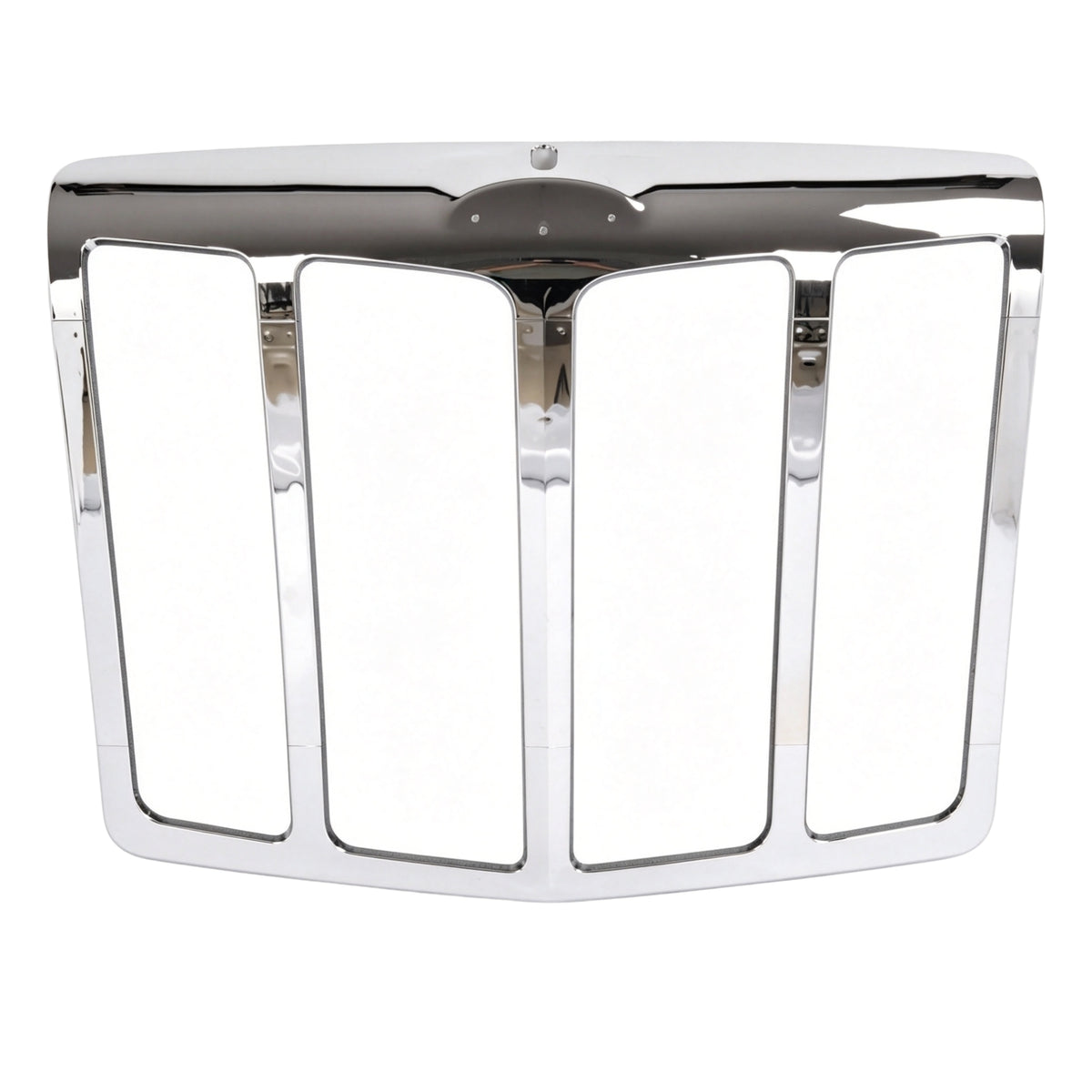 GA-PE-009A Chrome Grille Grill w/o Bug Screen for No Logo For Peterbilt 579 2013 2014 2015 2016 2017 2018 2019 2020 2021 2022