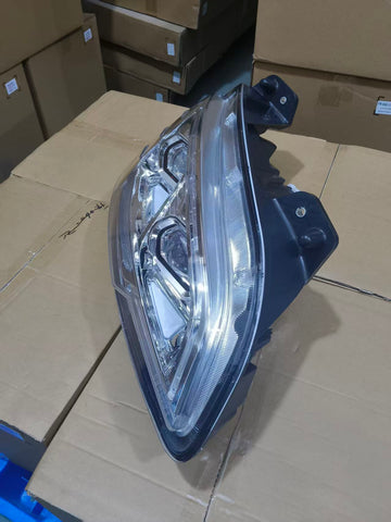 GA-PE-035C-R Right Side LED Headlight Silver Assembly For Peterbilt 579 2023+