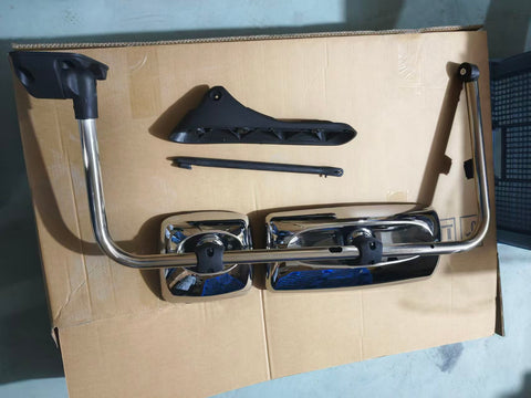 GA-IN-024C-L Chrome Door Mirror LH For International 4300 4200 2002 2003 2004 2005 2006 2007 2008 2009 2010 2011 2012 2013 2014 2015 2016 2017 2018