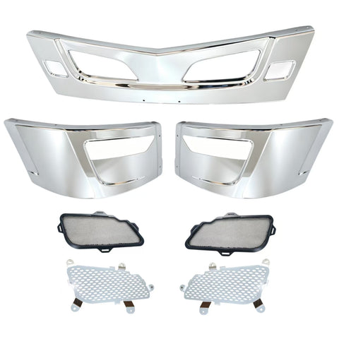 GA-PE-047A Steel Bumper ASSY with Fog Lamp Hole with Bracket For Peterbilt 579 2023 2024 2025 2026