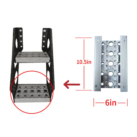GA-FR-172-2A Plain Back Of CAB Ladder Step 10.5IN For Freightliner Cascadia 2008-2024 22-74808-002/003