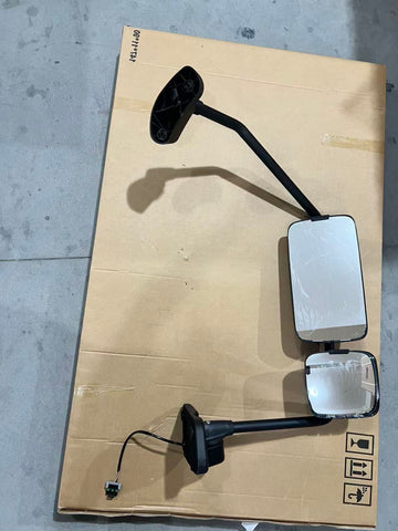 GA-IN-105A-R Door Mirror ASSY Black Right Side For International MV 2018 2019 2020 2021 2022 2023 2024