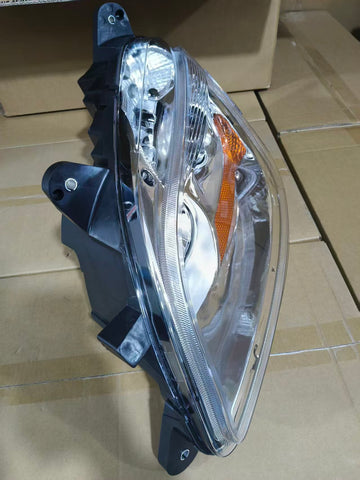 GA-PE-017A-L For 2013-2021 Peterbilt 579 2012 2013 2014 2015 2016 2017 2018 2019 2020 Halogen Type Projector Headlight Chrome LH