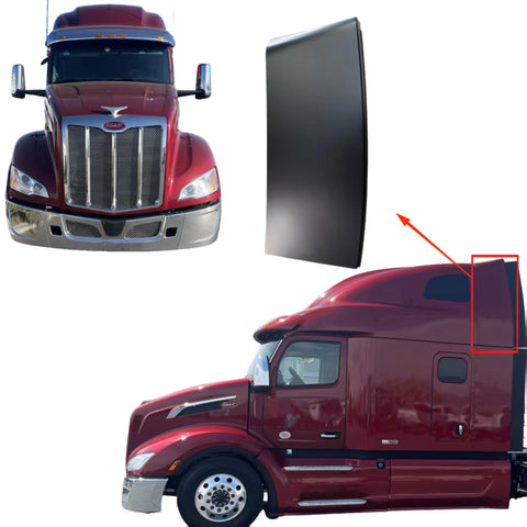 GA-PE-042-L  Cab Cabin Upper Side Sleeper Fairing Extender Left Side For Peterbilt 579  2013 2014 2015 2016 2017 2018 2019 2020 2021 2022 2023 2024 2025 2026
