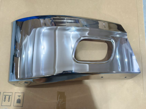 GA-KW-079-2A-R Corner Bumper With Foglamp Hole Right Side For Kenworth T680 Next GEN 2022+