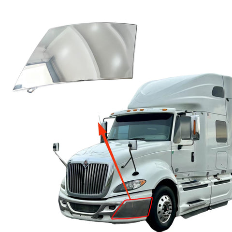 GA-IN-032-1-L Bumper Corner Cover Left Side For International Prostar 2012 2013 2014 2015 2016 2017 2018 2019 2020