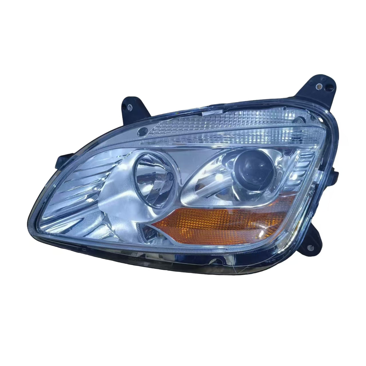 GA-PE-017A-L For 2013-2021 Peterbilt 579 2012 2013 2014 2015 2016 2017 2018 2019 2020 Halogen Type Projector Headlight Chrome LH